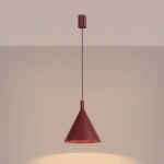 Nox D25 lampa wisząca E27 burgund SL.2528