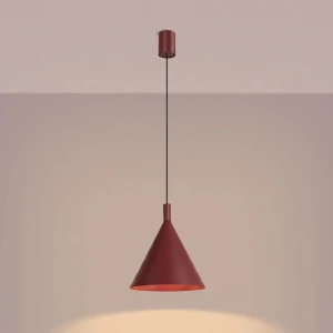 Nox D25 lampa wisząca E27 burgund SL.2528