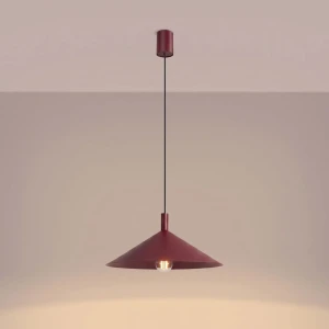 Nox D40 lampa wisząca E27 burgund SL.2543
