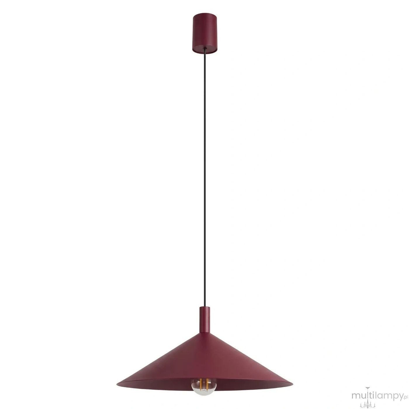 Nox D40 lampa wisząca E27 burgund SL.2543