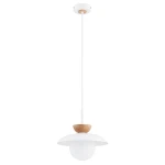 Lometi lampa wisząca 1xE14 biała 61743