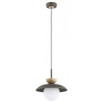 Lometi lampa wisząca 1xE14 brązowa/jasne drewno 61747
