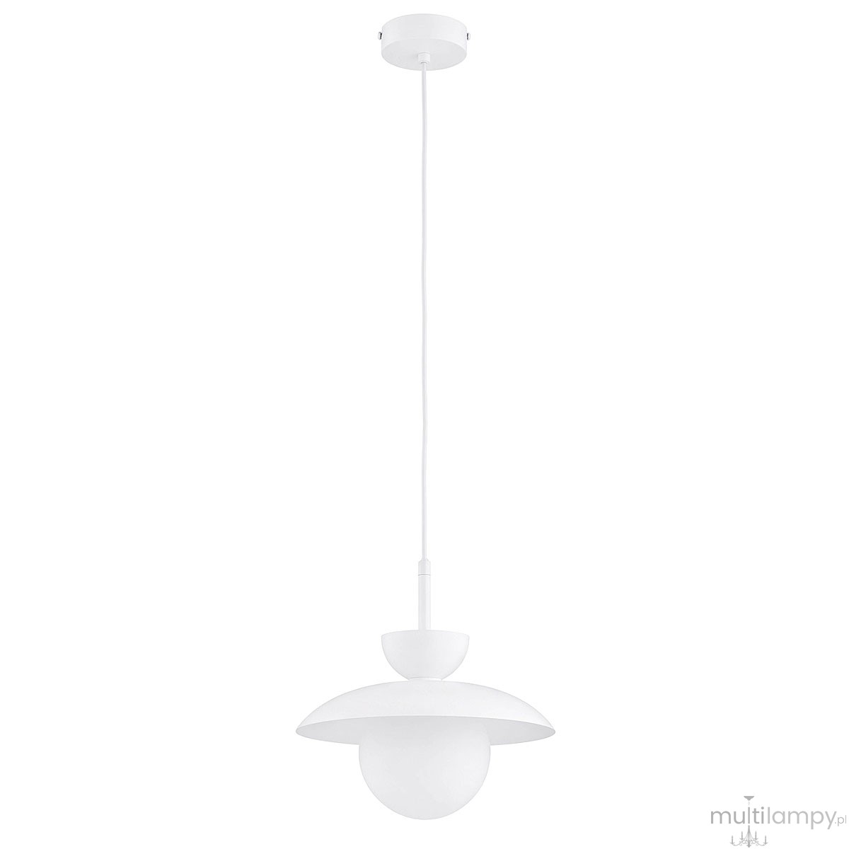 Lometi lampa wisząca 1xE14 biała 61748