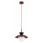 Lometi lampa wisząca 1xE14 bordowa/czarna 61751