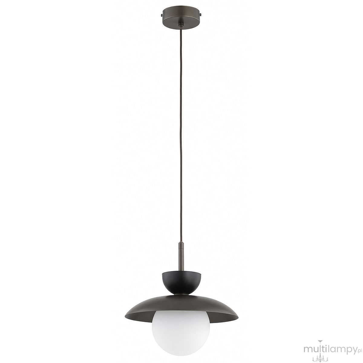 Lometi lampa wisząca 1xE14 brązowa/czarna 61752