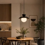 Lometi lampa wisząca 1xE14 brązowa/czarna 61752