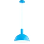 Modesto lampa wisząca 1xE27 niebieska 61704
