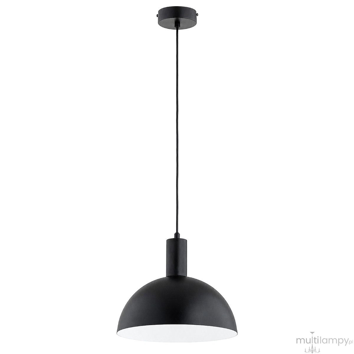 Modesto lampa wisząca 1xE27 czarny 61707