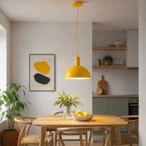 Modesto lampa wisząca 1xE27 żółty 61709