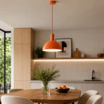 Modesto lampa wisząca 1xE27 pomarańczowa 61710