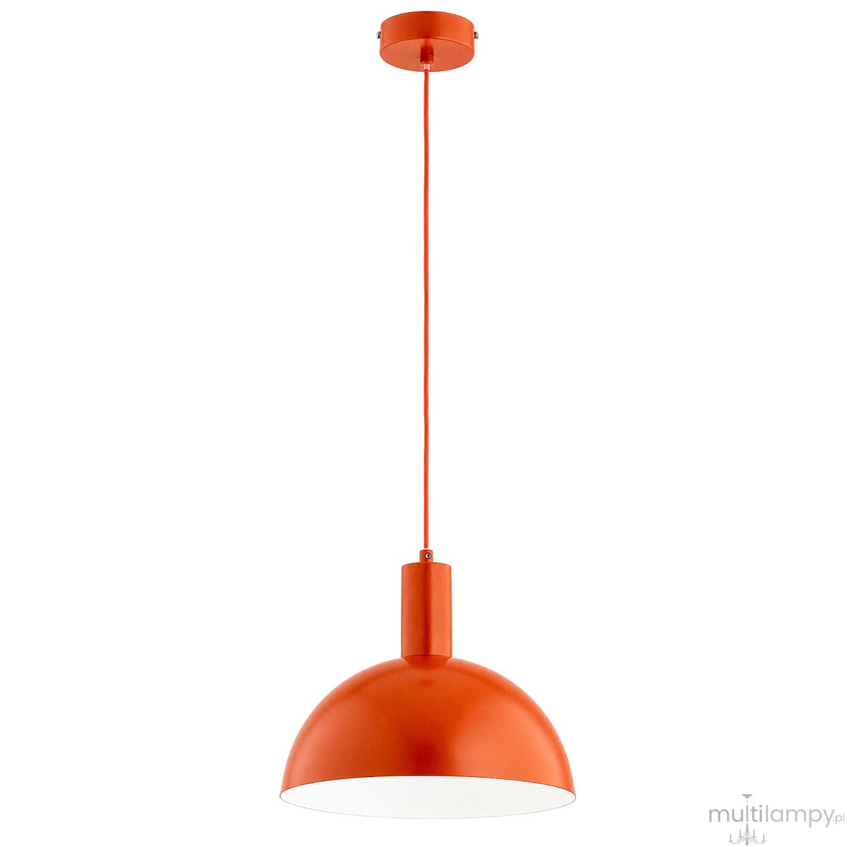 Modesto lampa wisząca 1xE27 czerwona 61711