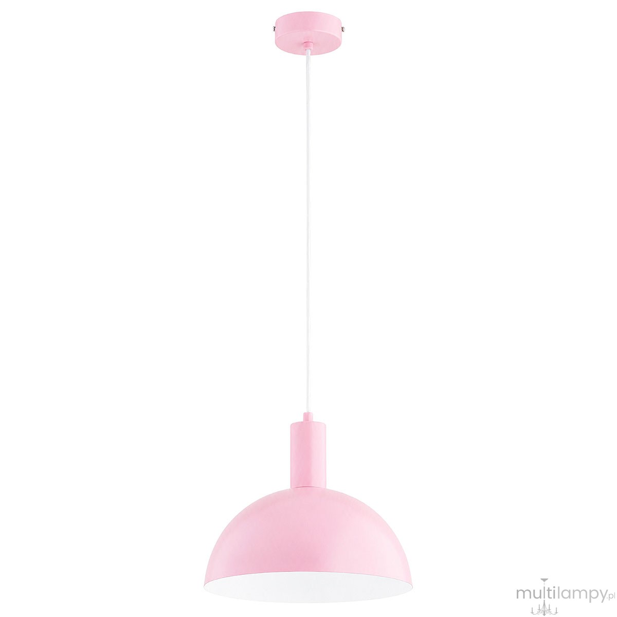 Modesto lampa wisząca 1xE27 różowa 61712
