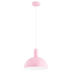 Modesto lampa wisząca 1xE27 różowa 61712