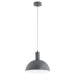 Modesto lampa wisząca 1xE27 szara 61713