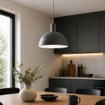Modesto lampa wisząca 1xE27 szara 61713