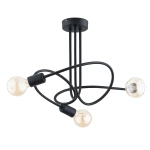 Empera lampa wisząca 3xE27 czarna 62693