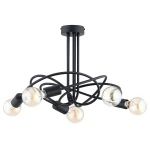 Empera lampa wisząca 5xE27 czarna 63468