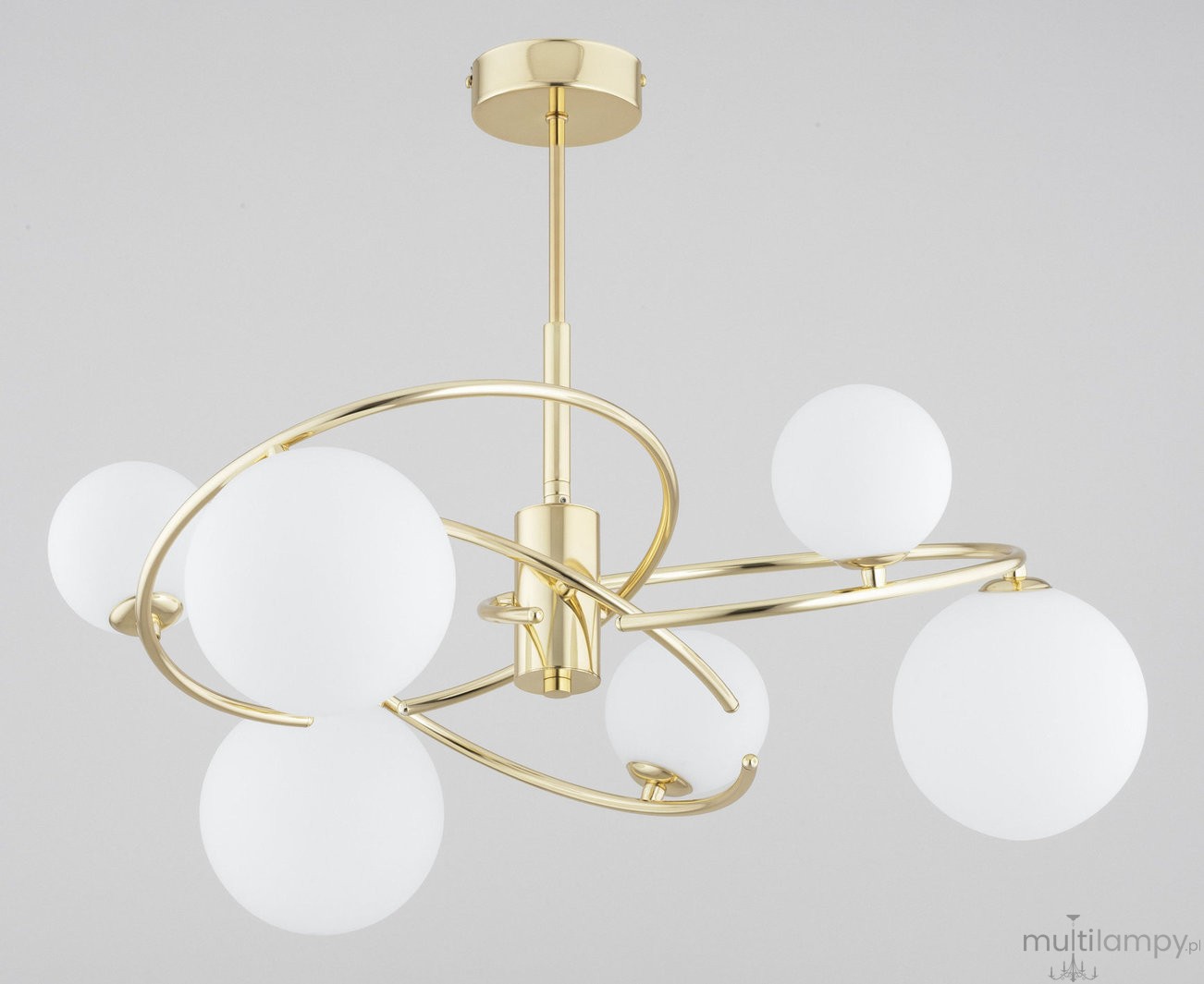 Lipsa lampa wisząca 6xG9 złota 63483