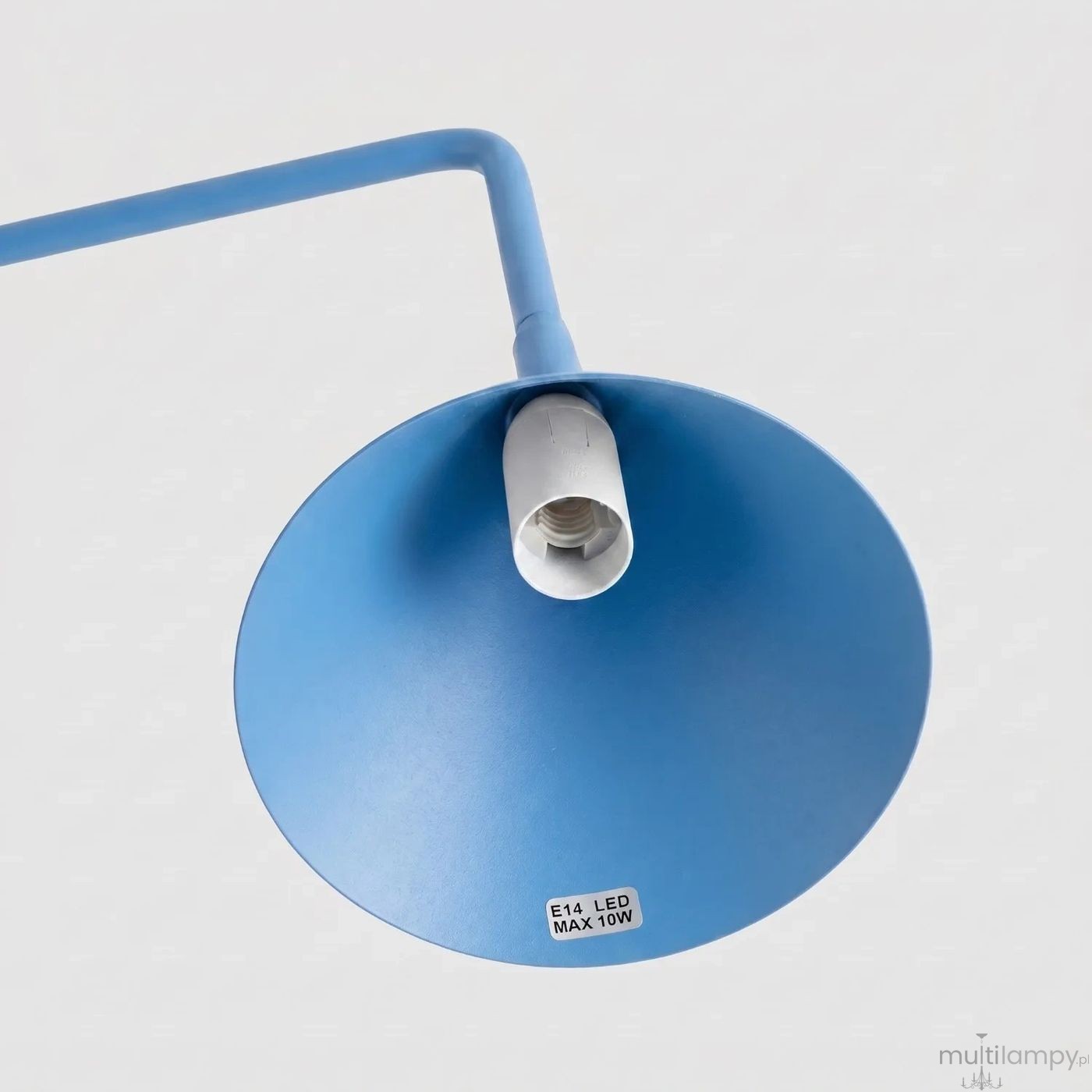 Nox lampa biurkowa E14 błękitna SL.2580