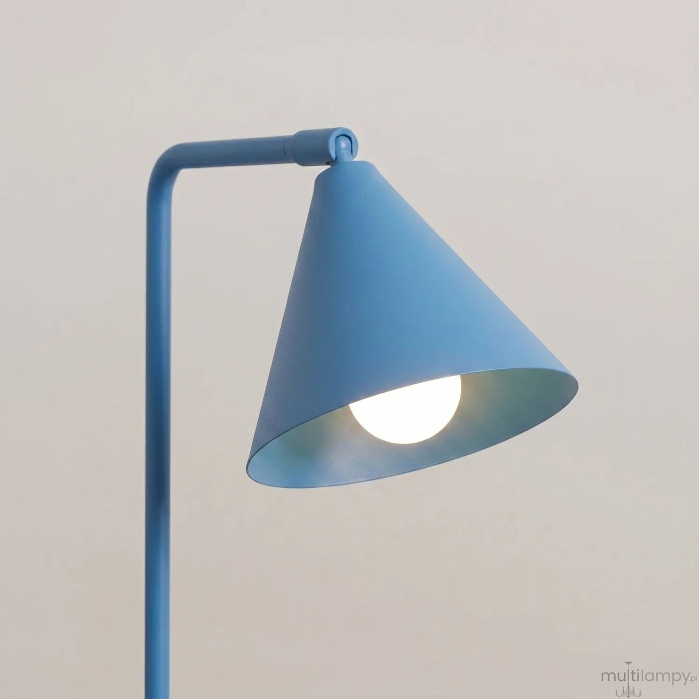 Nox lampa biurkowa E14 błękitna SL.2580