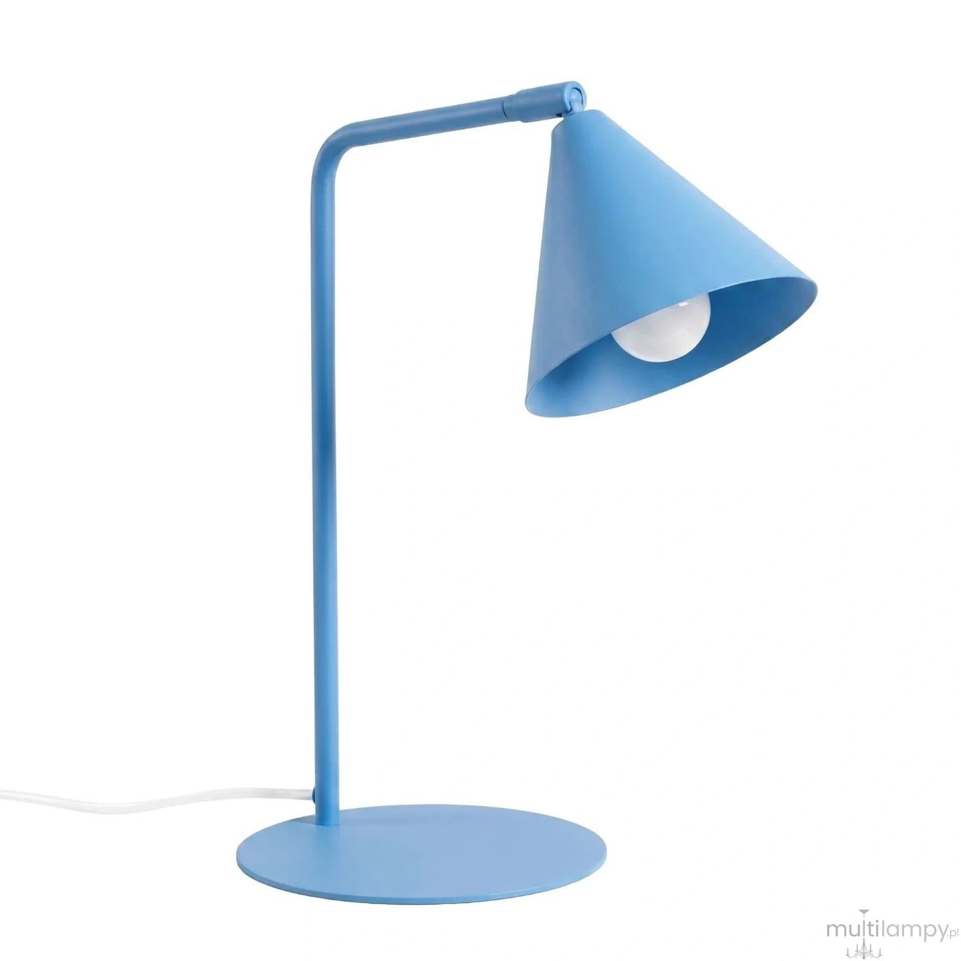 Nox lampa biurkowa E14 błękitna SL.2580