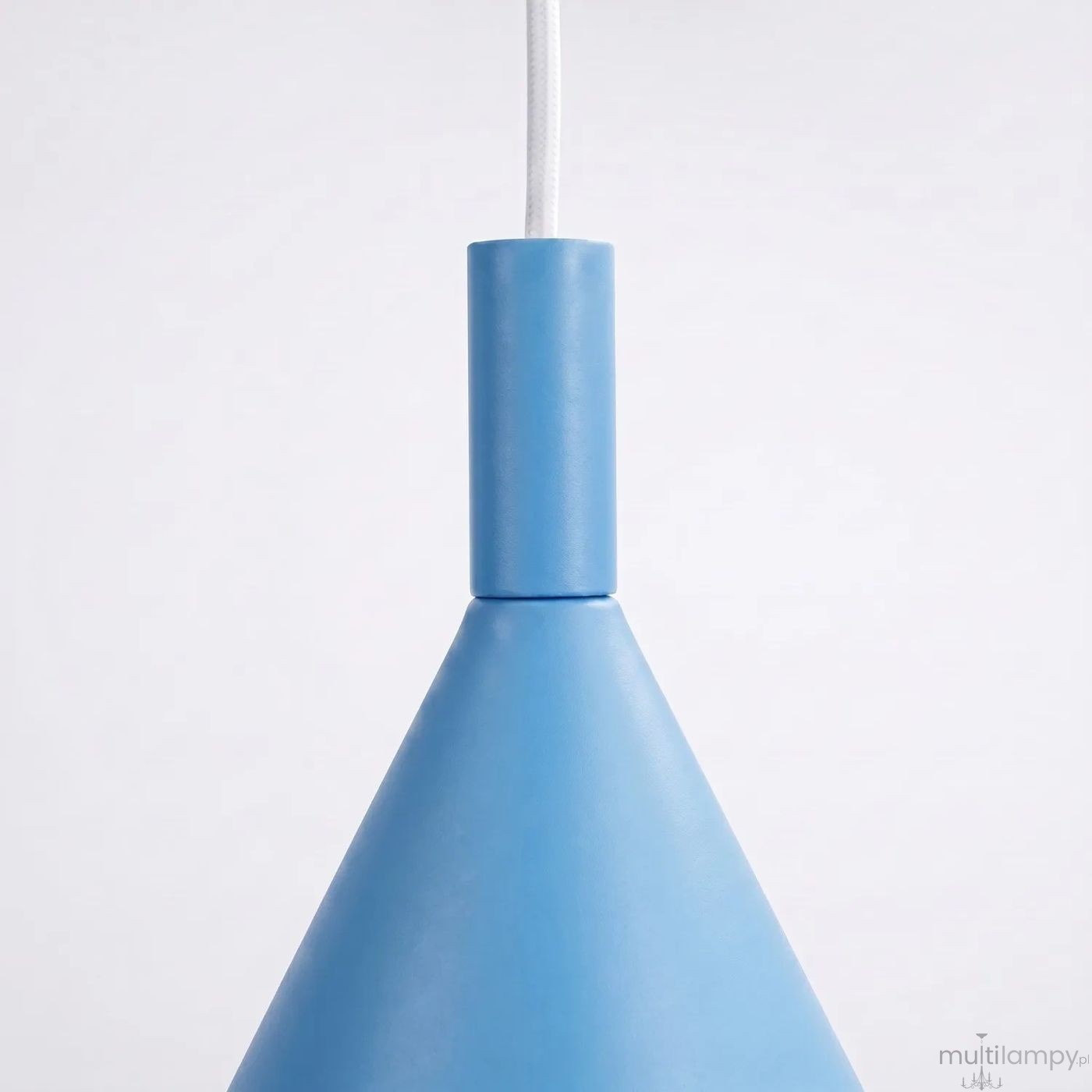 Nox D25 lampa wisząca E27 błękitna SL.2535