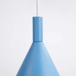 Nox D25 lampa wisząca E27 błękitna SL.2535