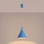 Nox D25 lampa wisząca E27 błękitna SL.2535