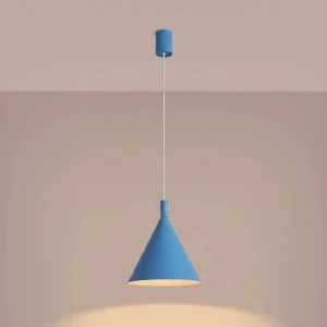 Nox D25 lampa wisząca E27 błękitna SL.2535