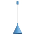 Nox D25 lampa wisząca E27 błękitna SL.2535