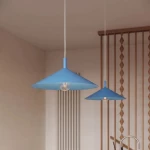 Nox D40 lampa wisząca E27 błękitna SL.2550