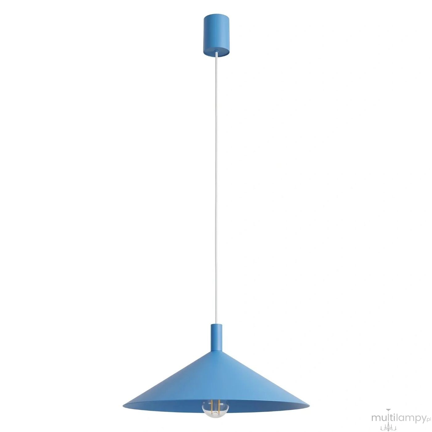 Nox D40 lampa wisząca E27 błękitna SL.2550