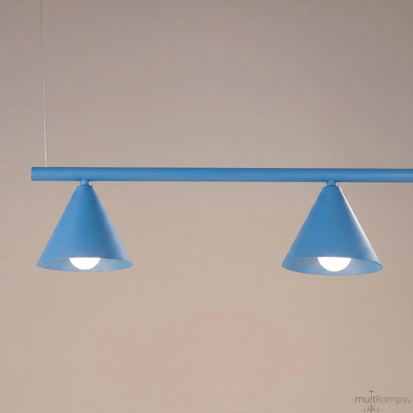 Nox 4L lampa wisząca 4xE14 błękitna SL.2565