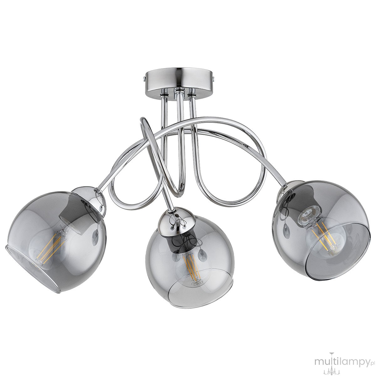 Arma lampa sufitowa 3xE27 chrom 62639