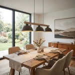 Verta Pro lampa wisząca 3xE27 czekoladowy brąz drewno 62625
