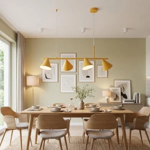 Zelta Midi lampa wisząca spot 4xE27 żółta 63423