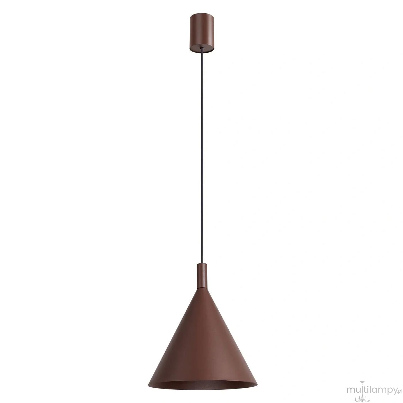 Nox D25 lampa wisząca E27 brązowa SL.2534