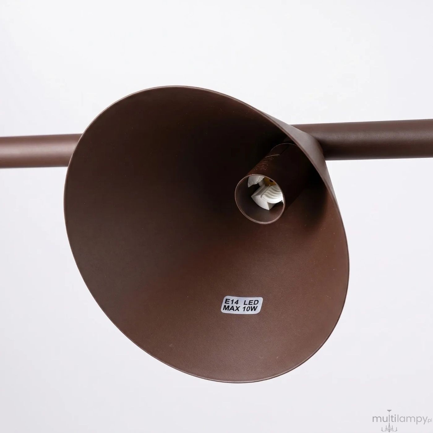 Nox 4L lampa wisząca 4xE14 brązowa SL.2564