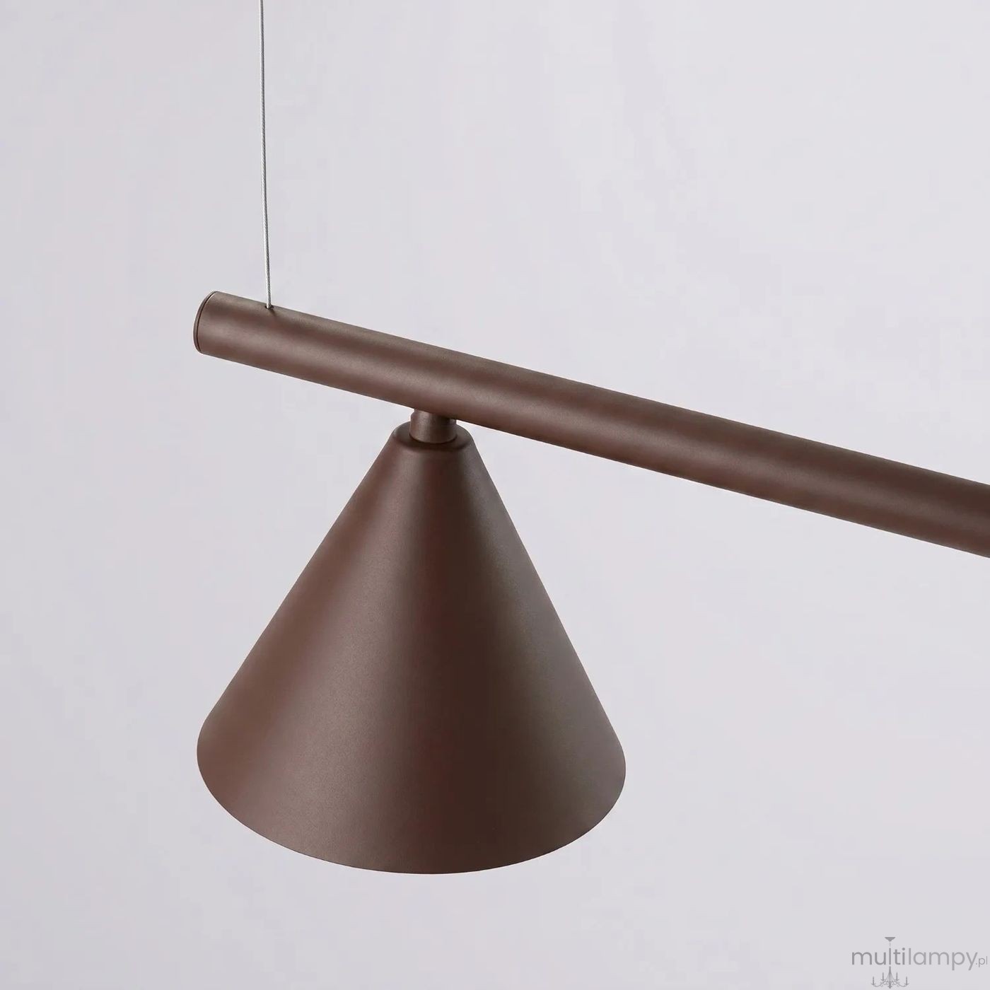 Nox 4L lampa wisząca 4xE14 brązowa SL.2564