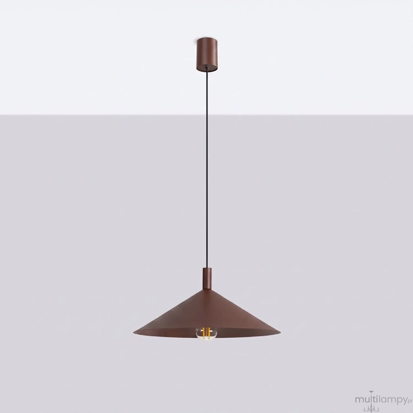 Nox D40 lampa wisząca E27 brązowa SL.2549