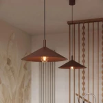 Nox D40 lampa wisząca E27 brązowa SL.2549