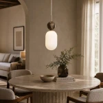 Crema lampa wisząca 1xE14 taupe MLP2812