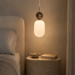 Crema lampa wisząca 1xE14 taupe MLP2812