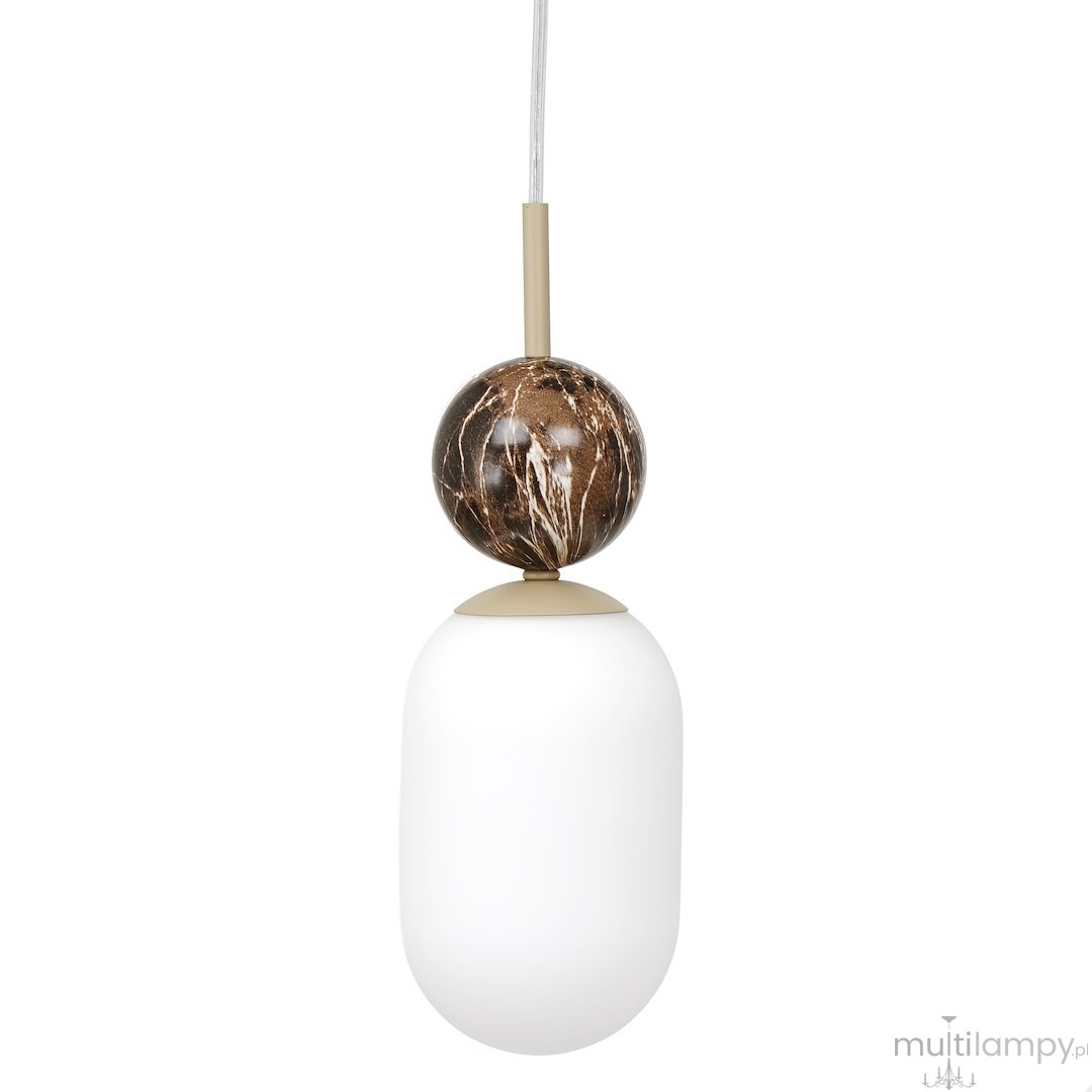 Crema lampa wisząca 1xE14 taupe MLP2812