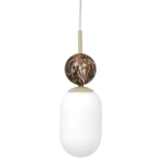 Crema lampa wisząca 1xE14 taupe MLP2812