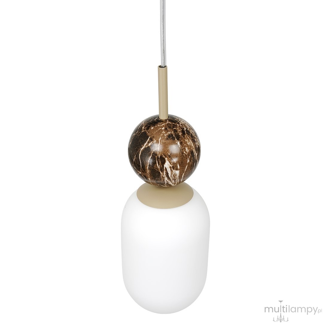 Crema lampa wisząca 1xE14 taupe MLP2812