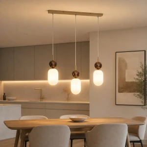 Crema lampa wisząca 3xE14 taupe MLP2813