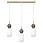 Crema lampa wisząca 3xE14 taupe MLP2813