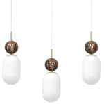 Crema lampa wisząca 3xE14 taupe MLP2813