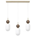 Crema lampa wisząca 3xE14 taupe MLP2813